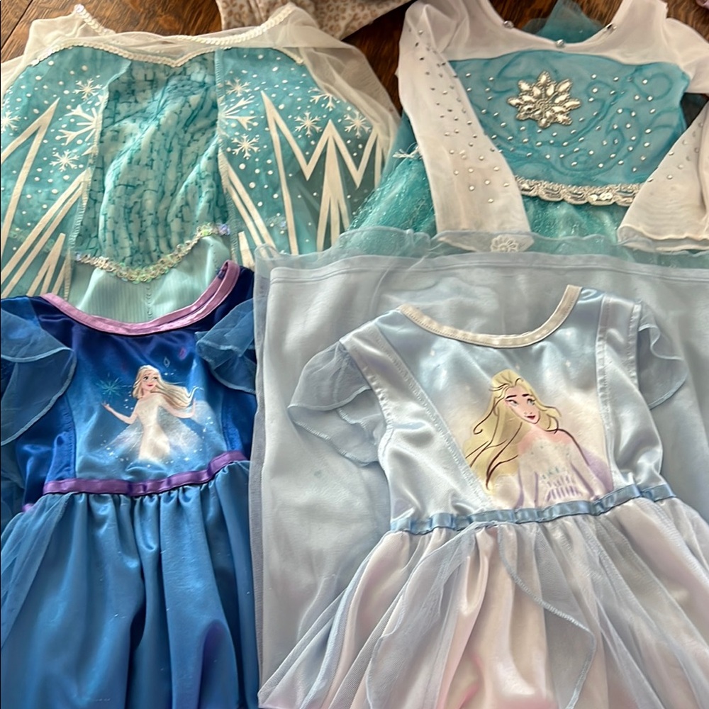 Frozen Princess Kids Costume Set and Nightgowns